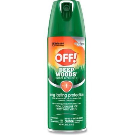 United Stationers Supply OFF!!, Deep Woods Insect Repellent, 6 oz Aerosol, 12/Carton SJN333242